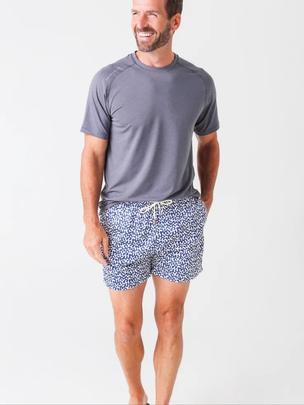 RETROMARINE Men's Corals Swim trunk Sz Large